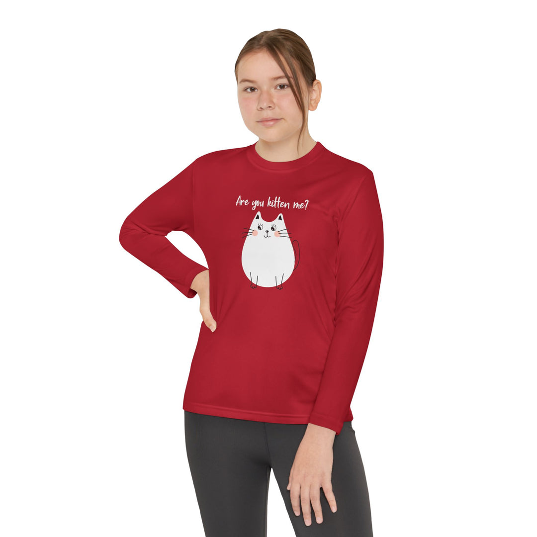 Kitten Me Youth Long Sleeve Tee