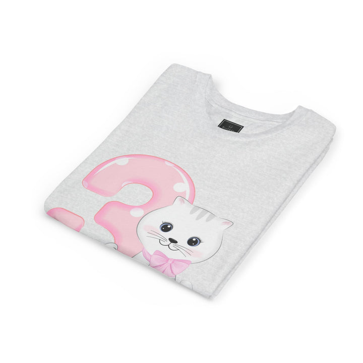 Happy 3rd Birthday Cat Youth Short Sleeve Tee