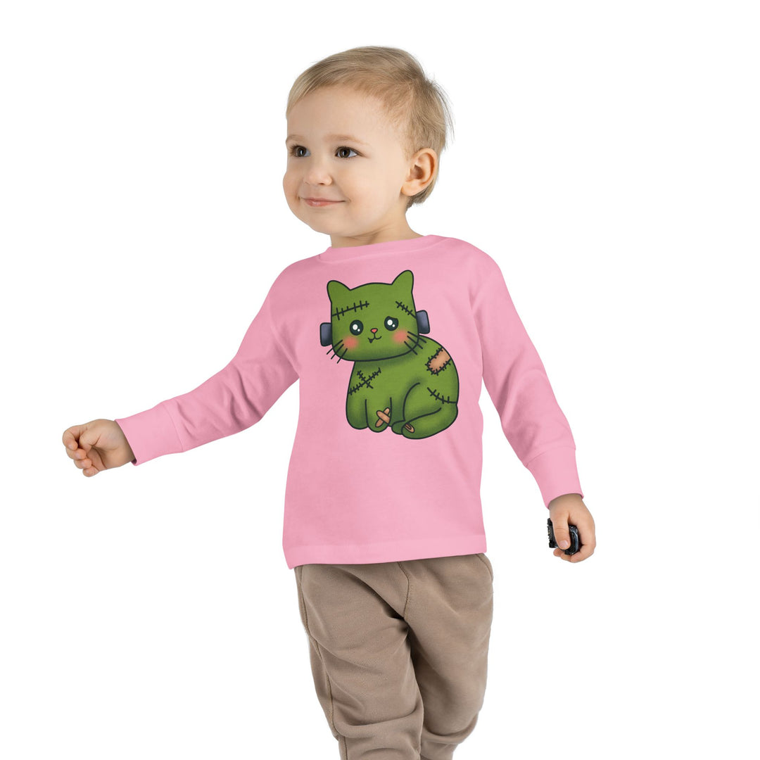 Frankenkitty Toddler Long Sleeve Tee