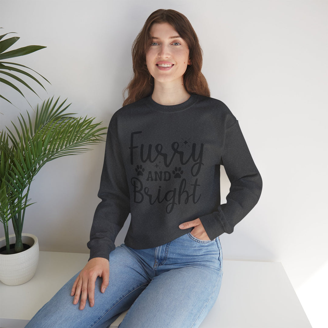 Furry and Bright Crewneck Sweatshirt