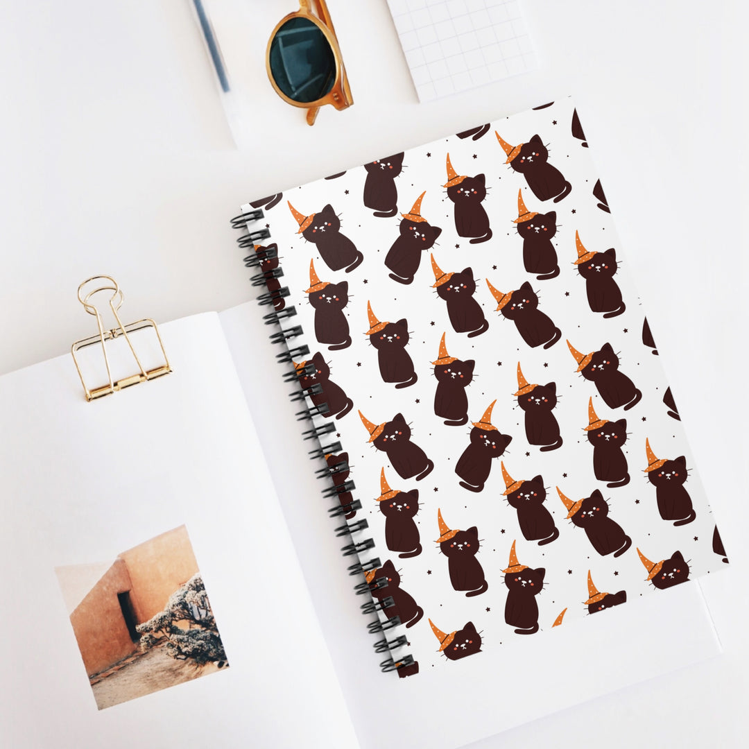 Witch Kitty Spiral Notebook