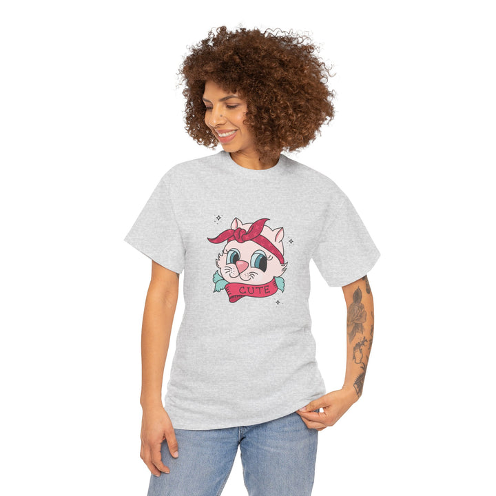 Tattoo Cat Cotton Tee