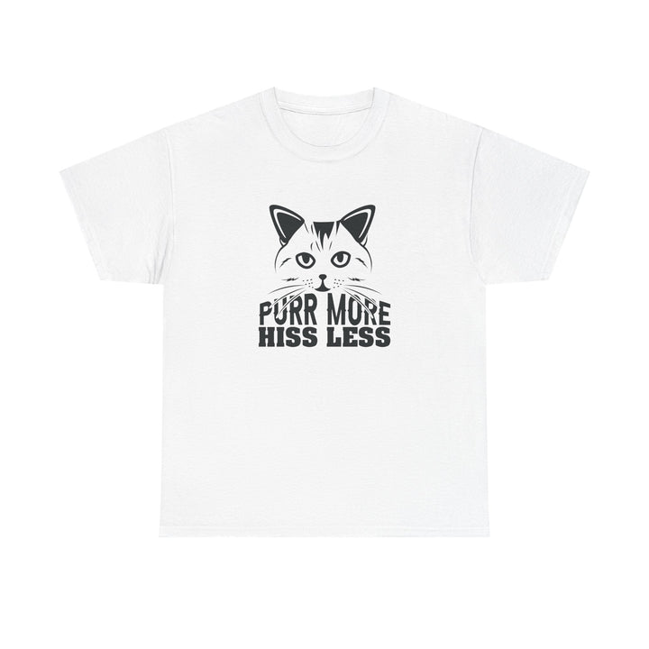 Purr More Hiss Less Cotton Tee