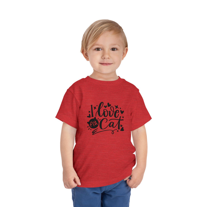 I Love My Cat Toddler Tee