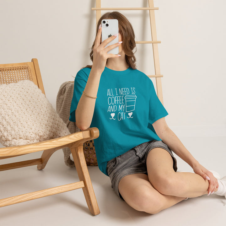 Coffee and My Cat Cotton Tee