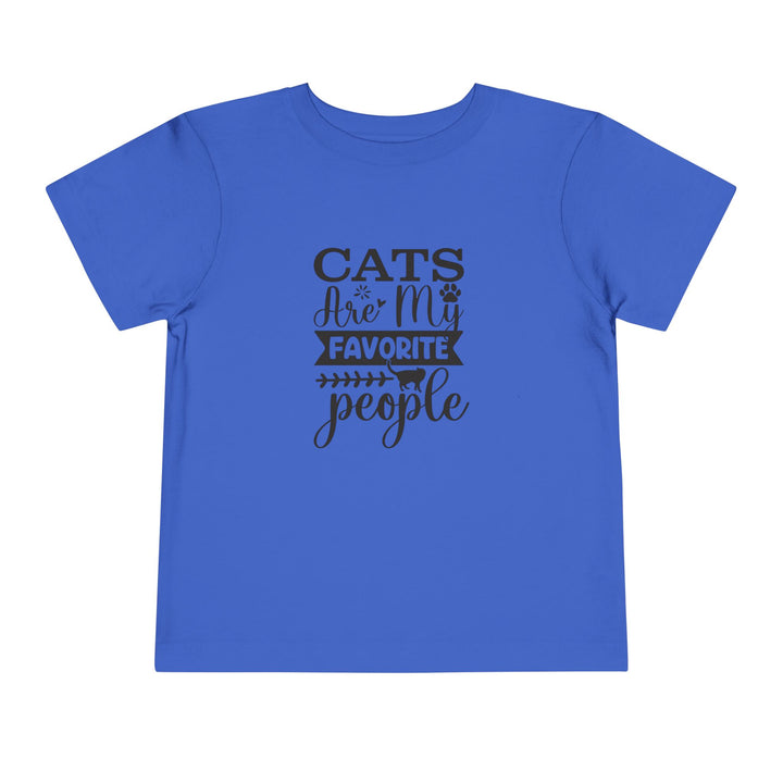 Cats Are My Favorite People Toddler Tee
