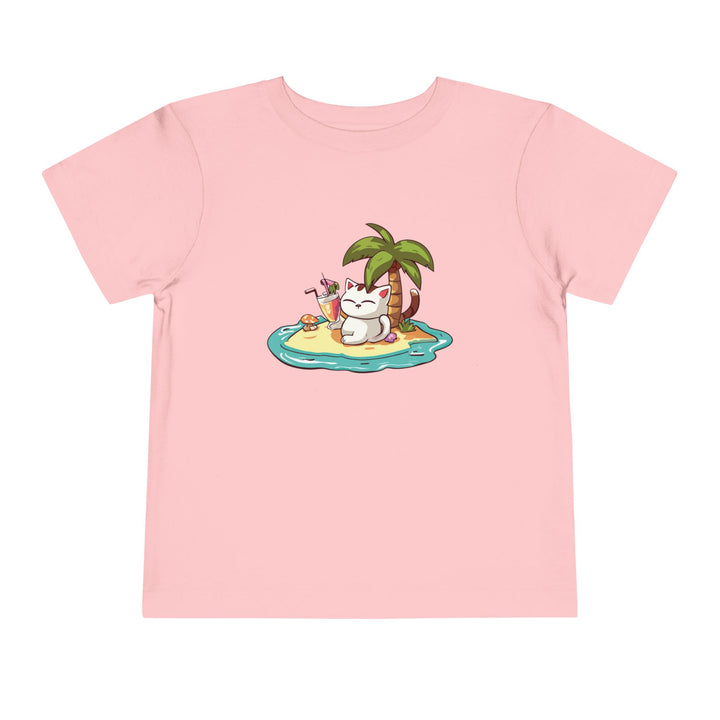 Tropical Cat Toddler Tee