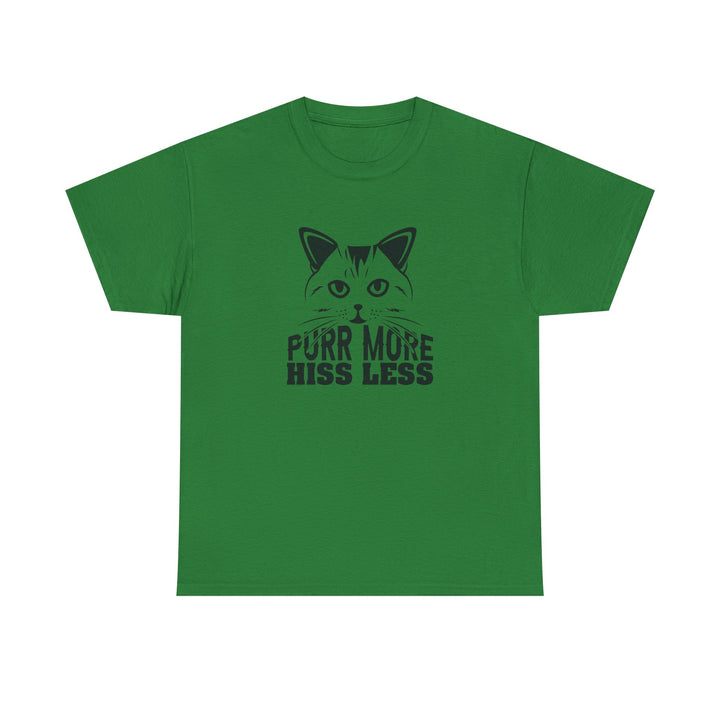 Purr More Hiss Less Cotton Tee