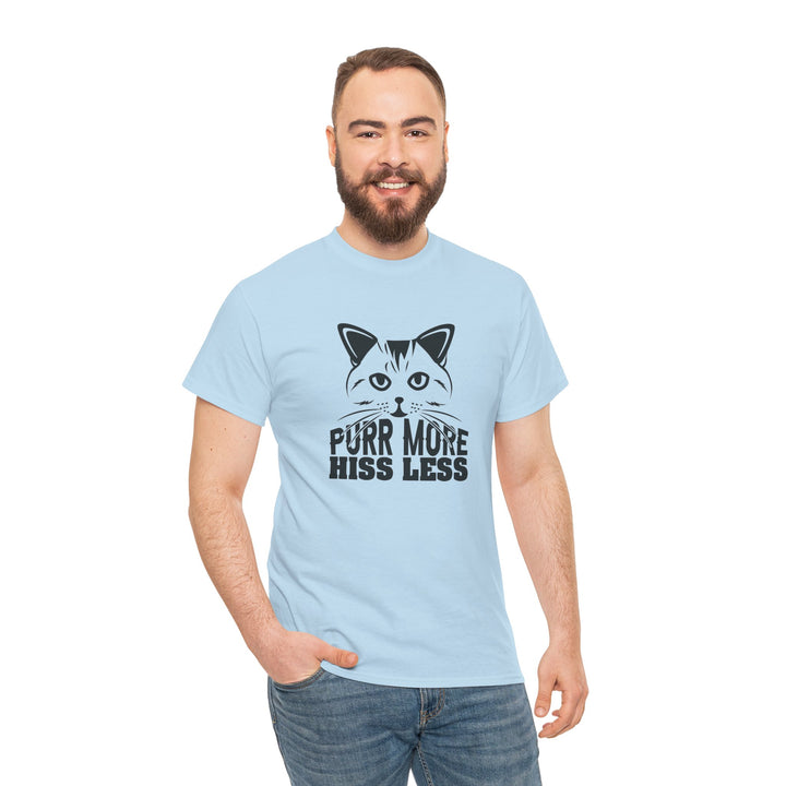 Purr More Hiss Less Cotton Tee