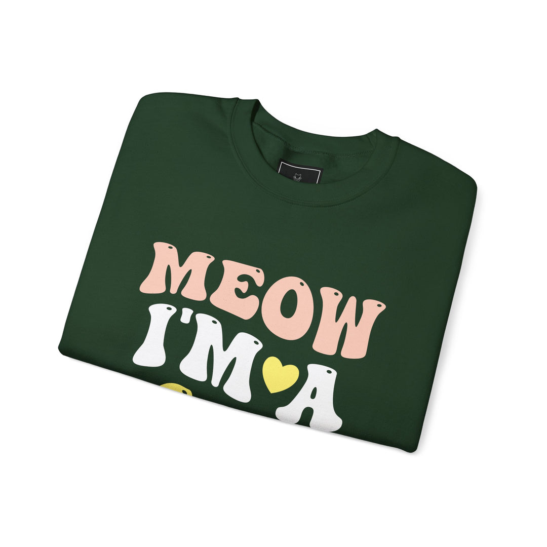 Meow I'm A Cat Unisex Crewneck Sweatshirt