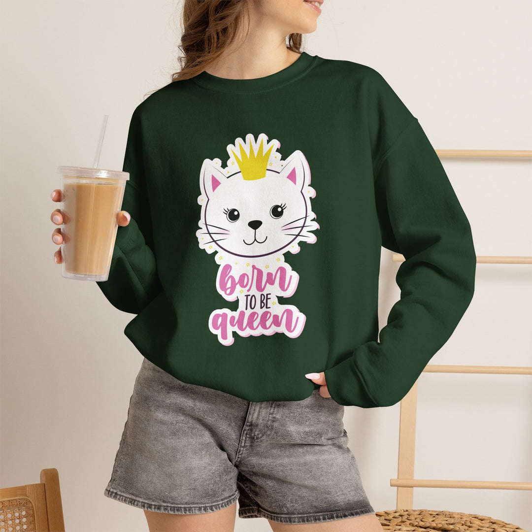 Queen Kitty Crewneck Sweatshirt