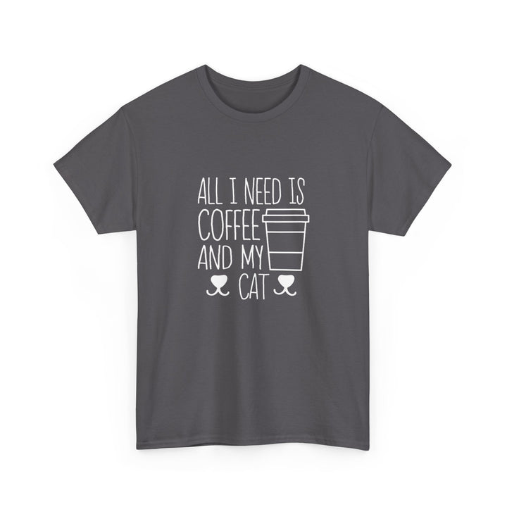 Coffee and My Cat Cotton Tee