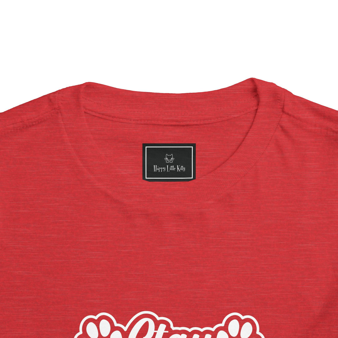 Stay Pawsitive Toddler Tee