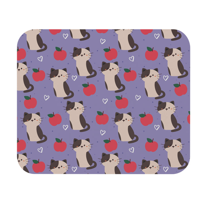 Cats and Apples Mouse Pad