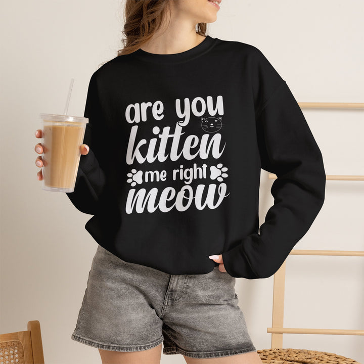 Kitten Me Right Meow Crewneck Sweatshirt