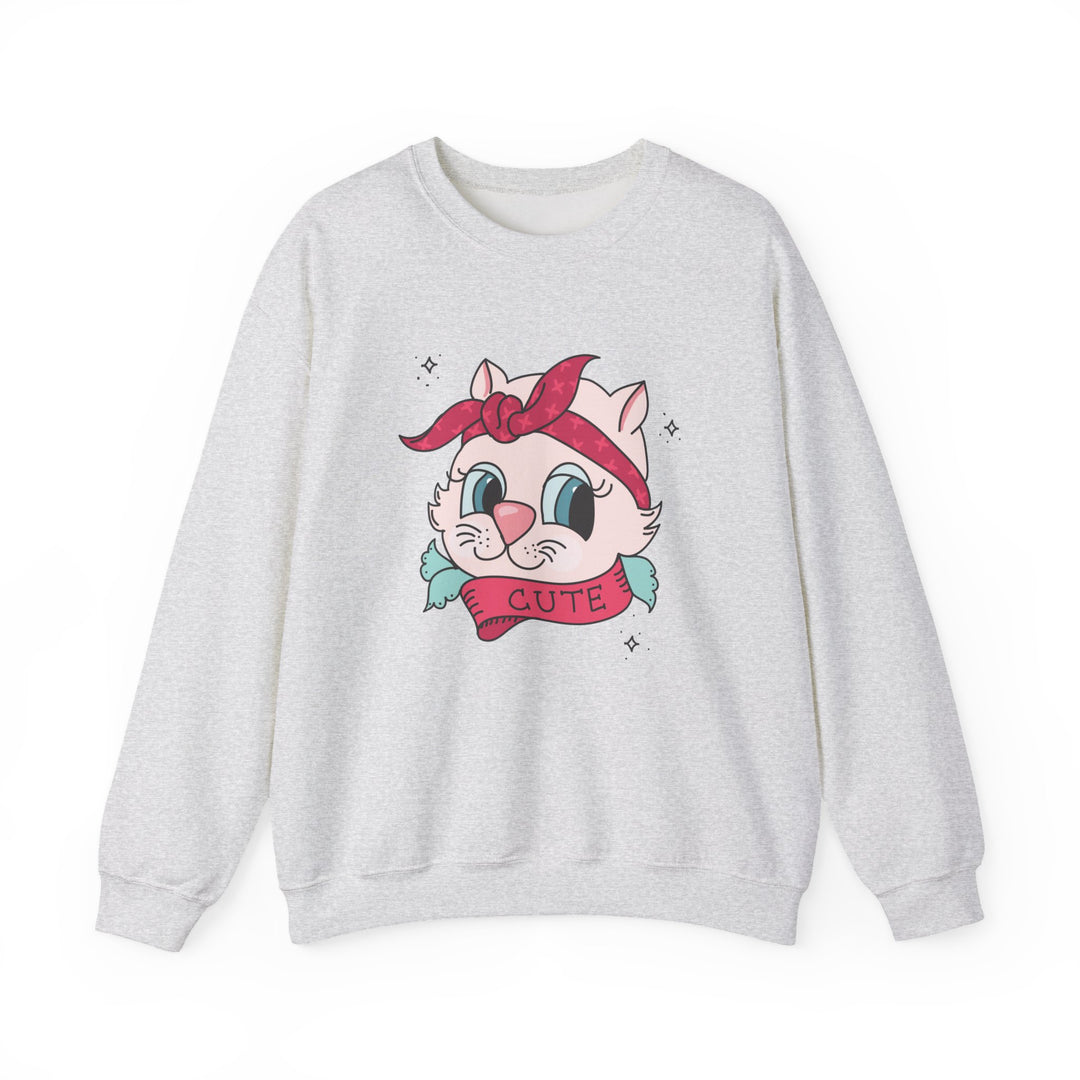 Tattoo Cat Crewneck Sweatshirt