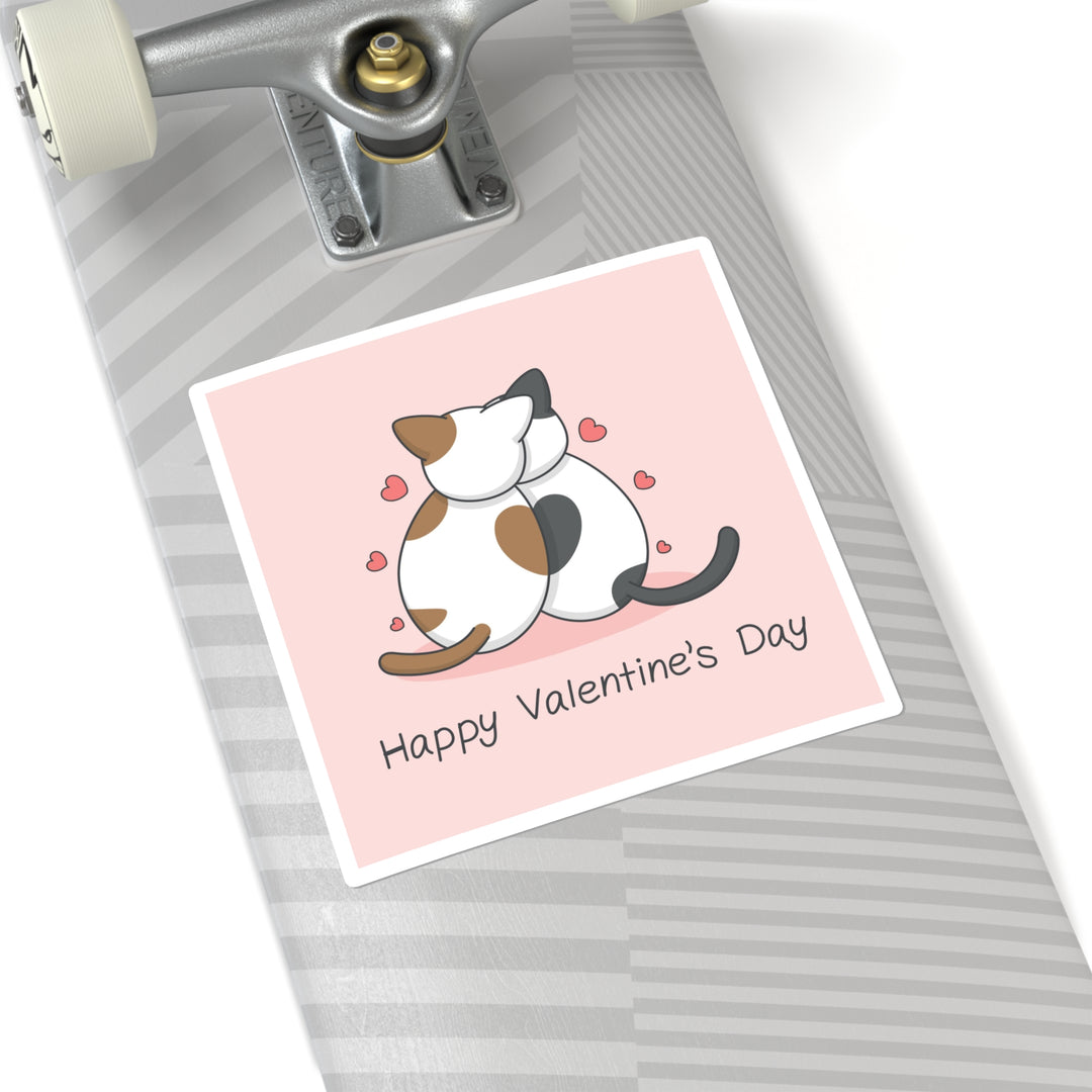 Cats in Love Square Sticker