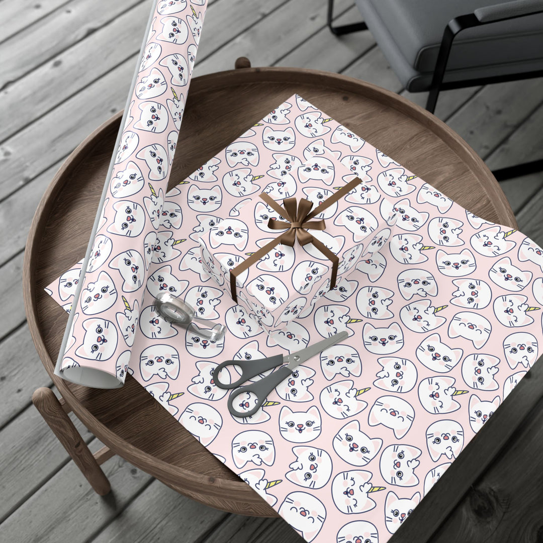Unicorn Cat Gift Wrap