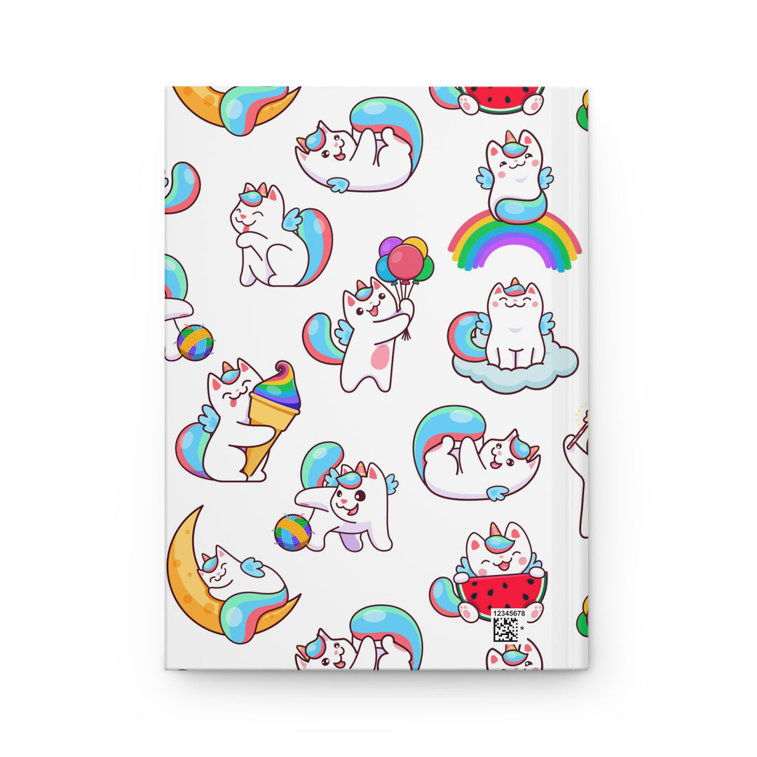 Rainbow Caticorn Hardcover Journal