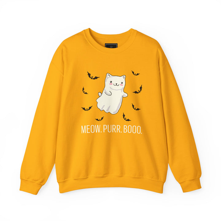 Meow. Purr. Boo. Unisex Crewneck Sweatshirt