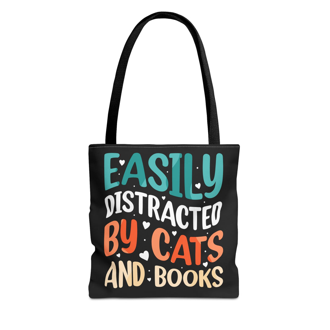 Cats and Books Tote Bag