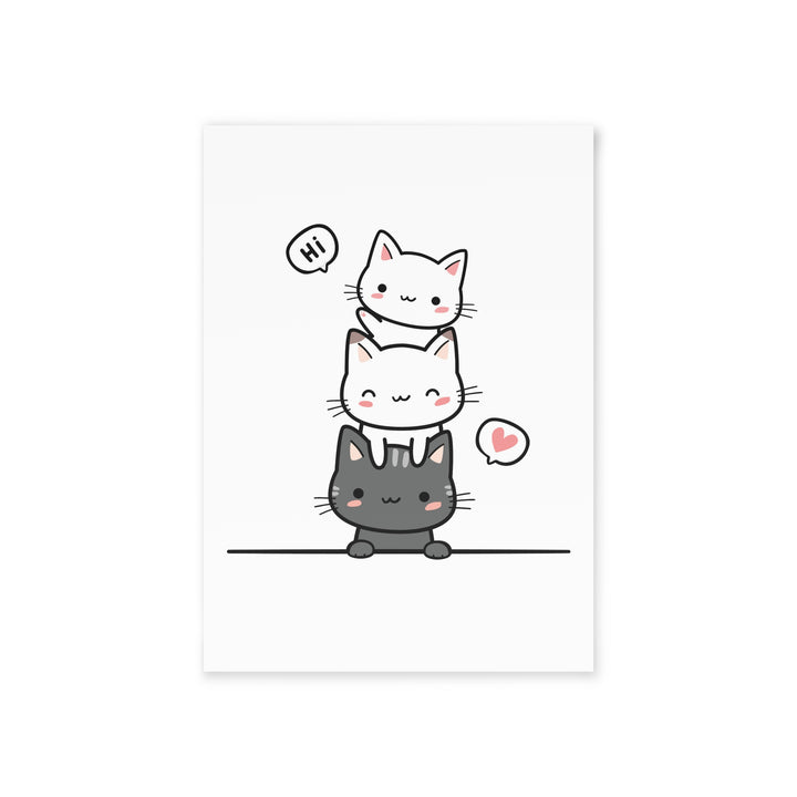 Kitty Trio Greeting Card