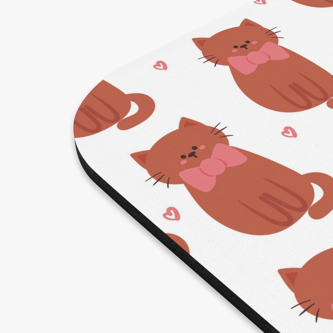 Bow Tie Cat Mouse Pad