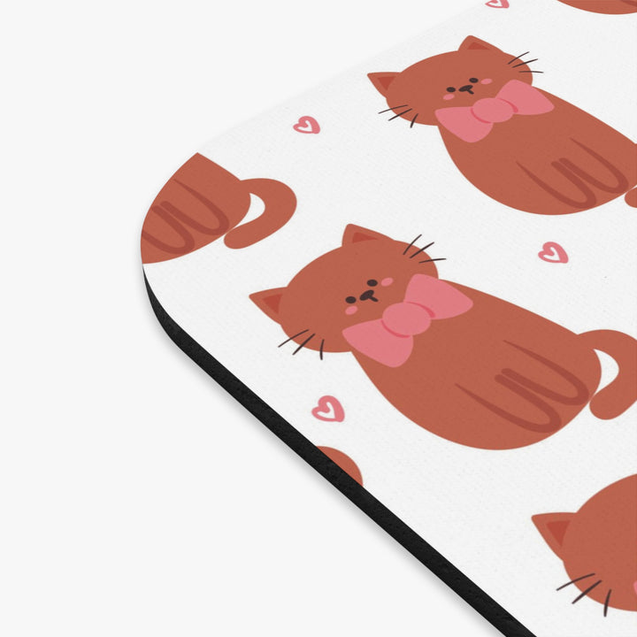 Bow Tie Cat Mouse Pad
