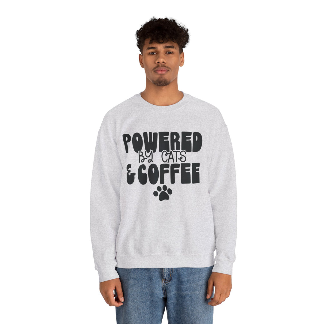 Cats and Coffee Crewneck Sweatshirt