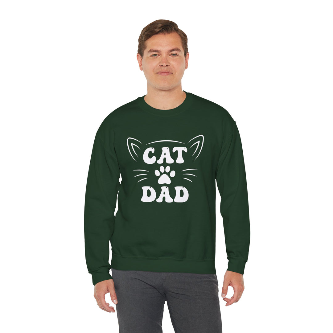 Cat Dad Crewneck Sweatshirt