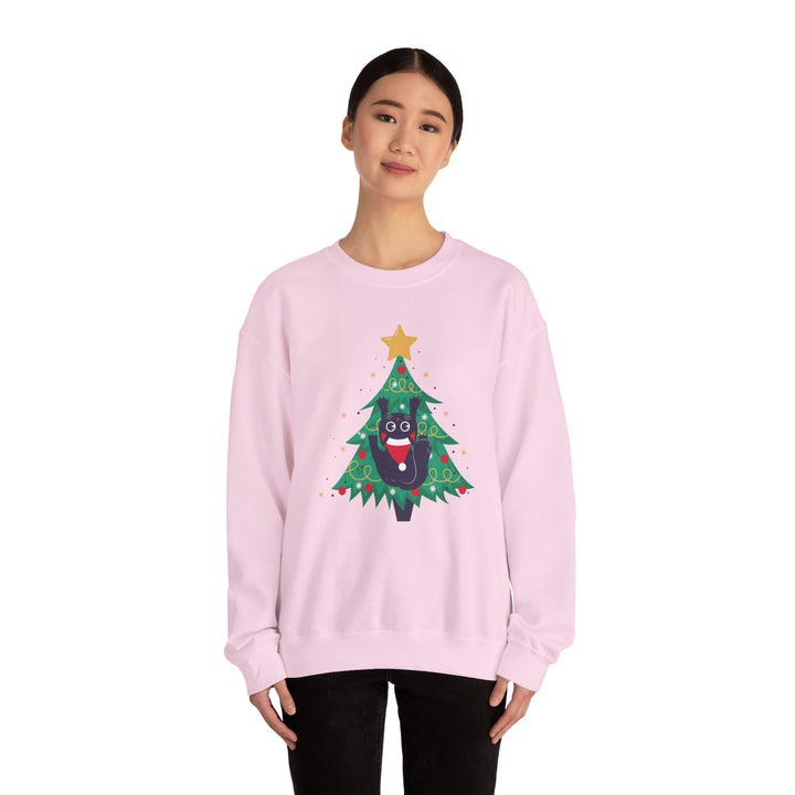 Tree Climbing Kitty Crewneck Sweatshirt