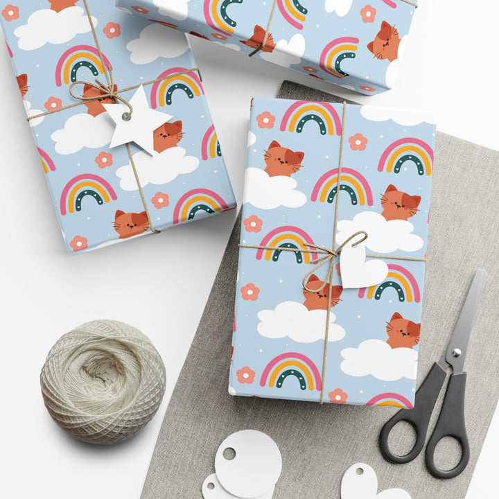 Kitties in the Clouds Gift Wrap