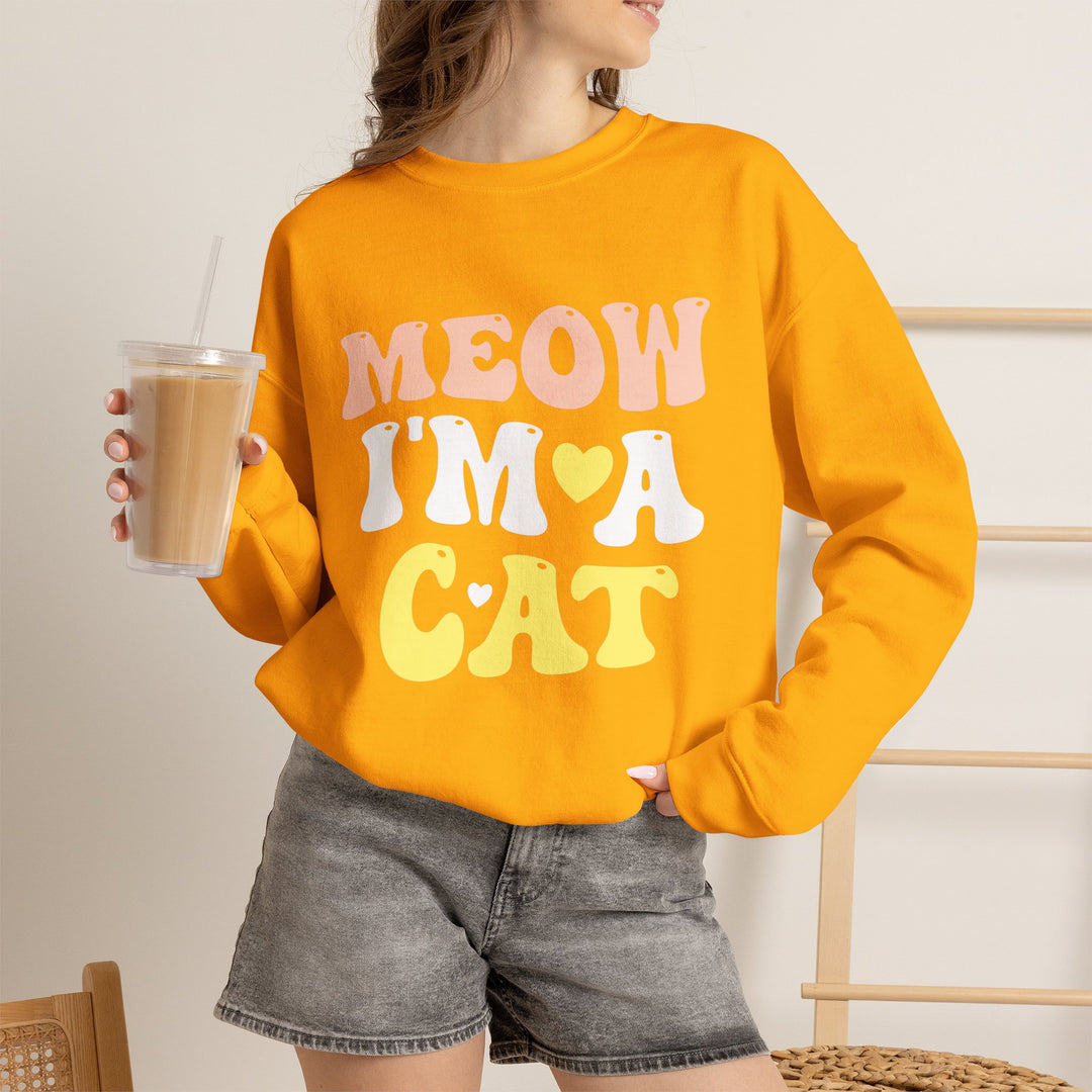 Meow I'm A Cat Unisex Crewneck Sweatshirt