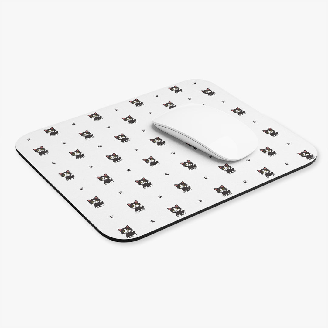Tuxedo Cat Mouse Pad