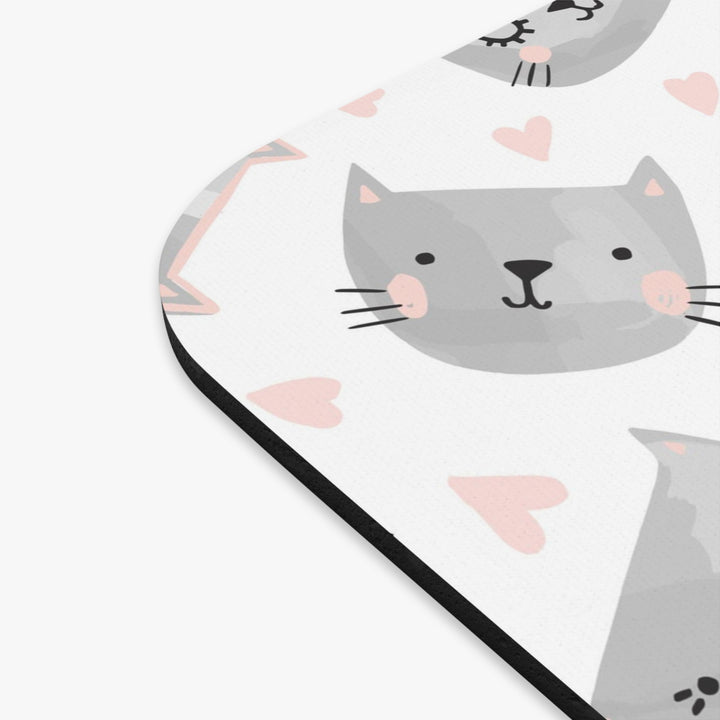 Sweet Gray Kitty Mouse Pad