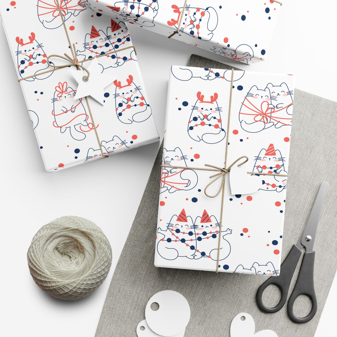 Feline Festive Christmas Gift Wrap