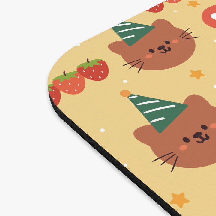 Strawberry Cake Cat Mouse Pad