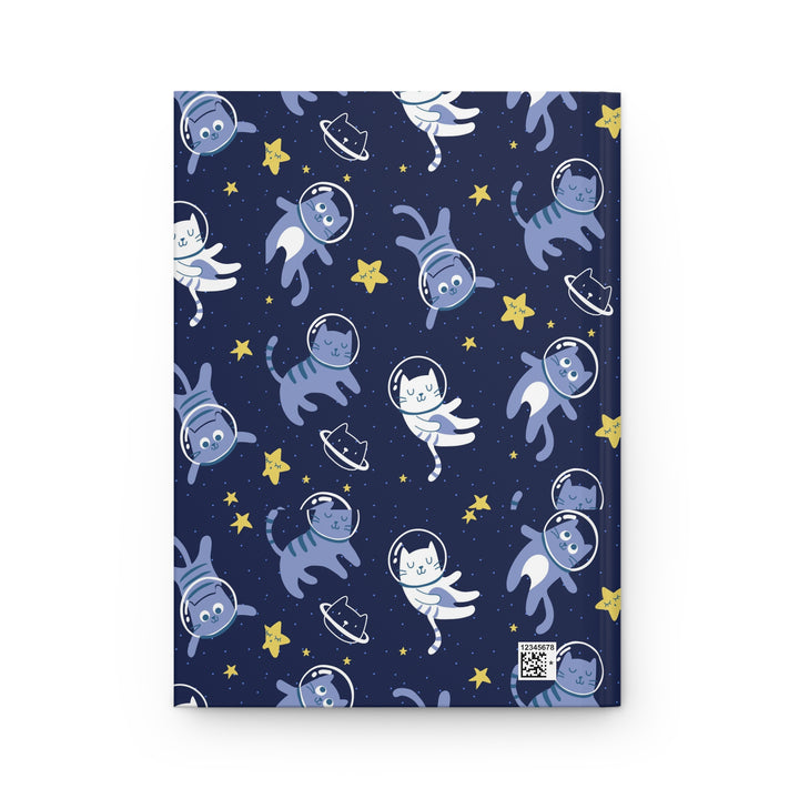 Cats in Space Hardcover Journal