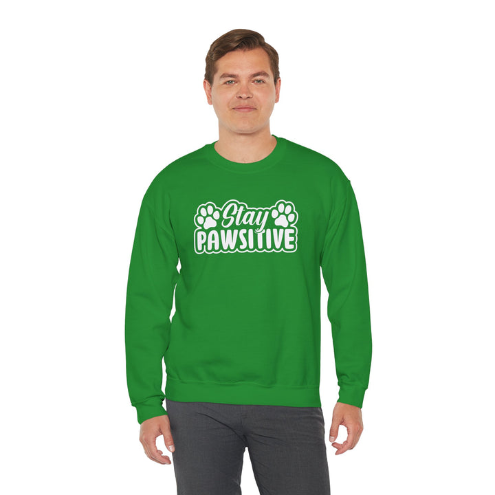 Stay Pawsitive Crewneck Sweatshirt