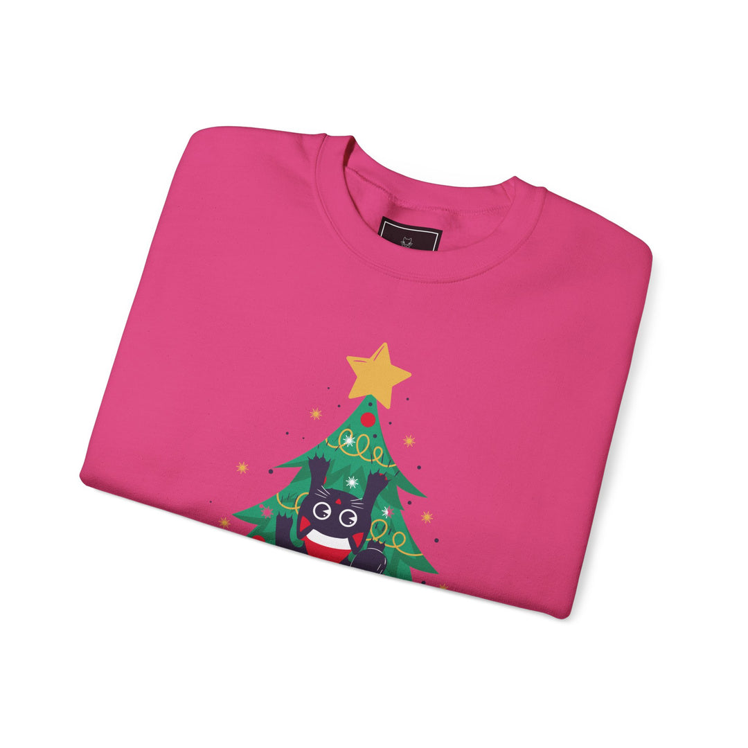 Tree Climbing Kitty Crewneck Sweatshirt