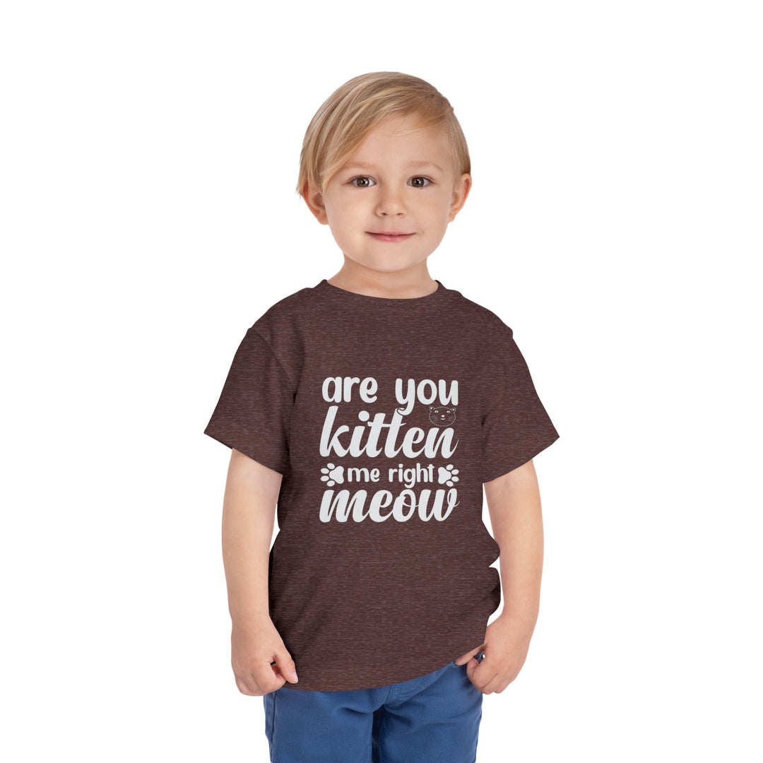 Kitten Me Right Meow Toddler Tee