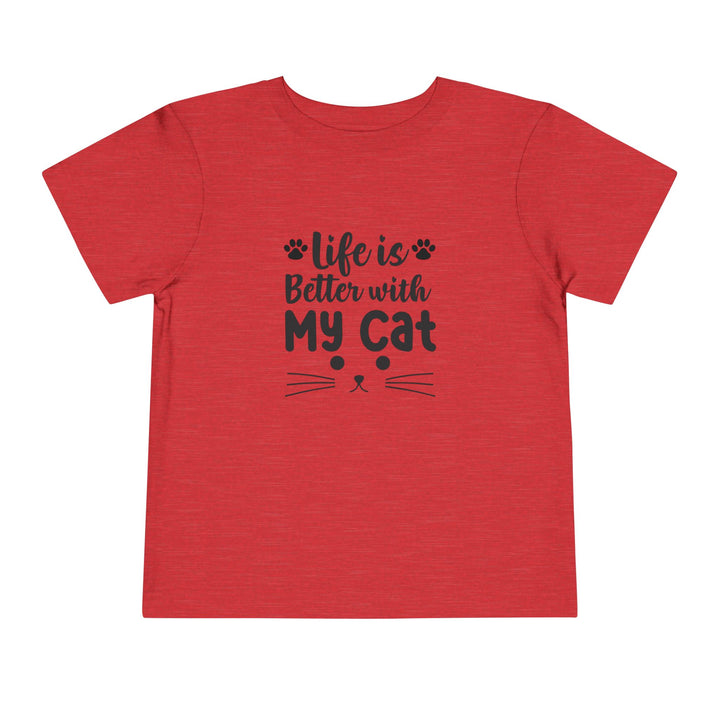 Better With My Cat Toddler Tee