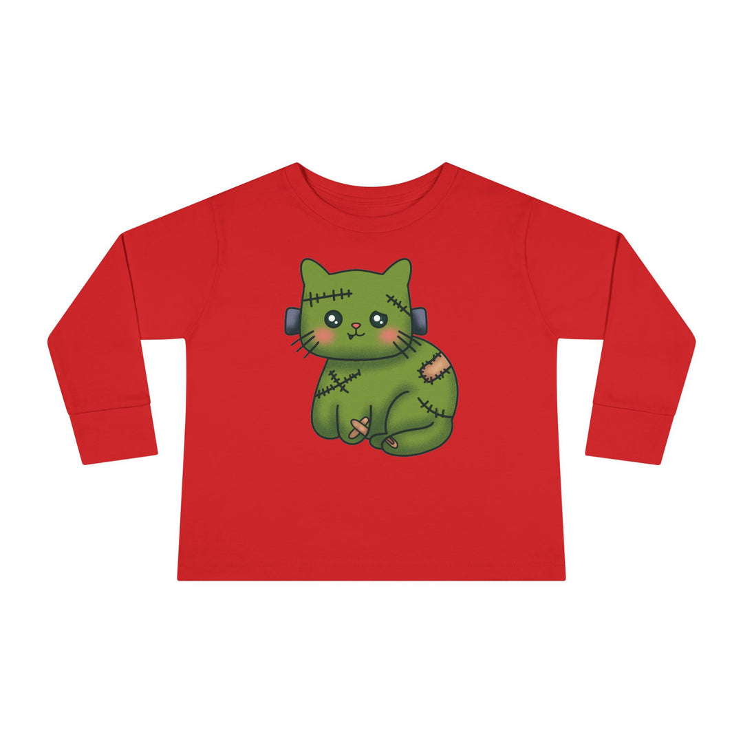 Frankenkitty Toddler Long Sleeve Tee