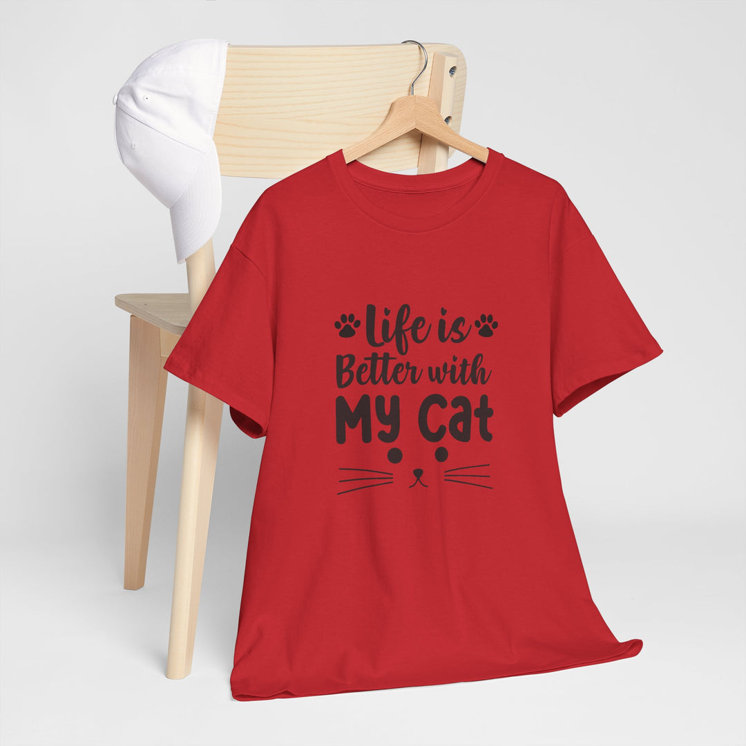 Better With My Cat Cotton Tee