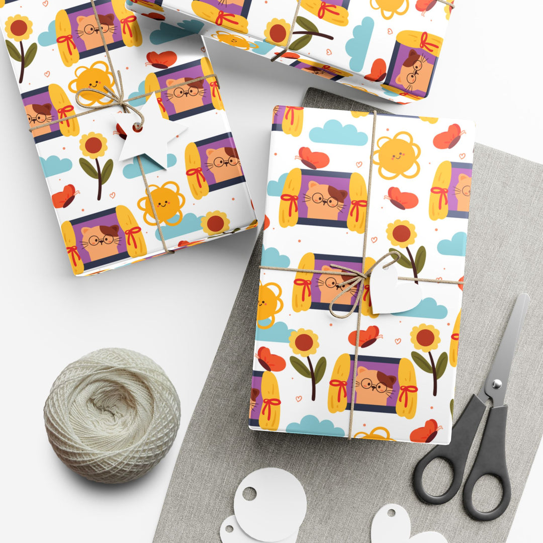 Cat in the Window Gift Wrap