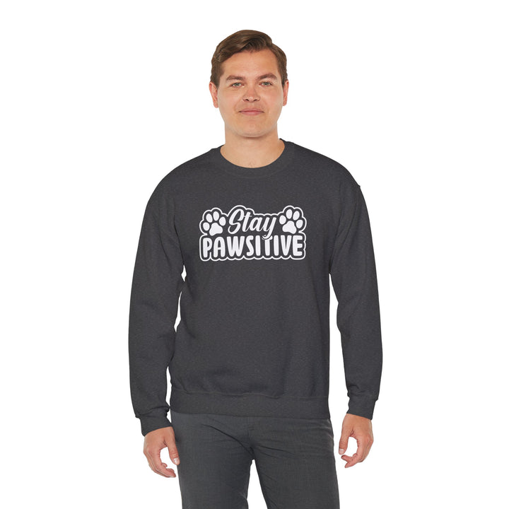 Stay Pawsitive Crewneck Sweatshirt