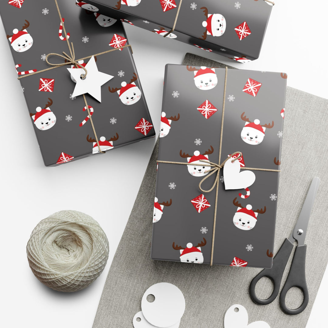 Reindeer Cat Gift Wrap