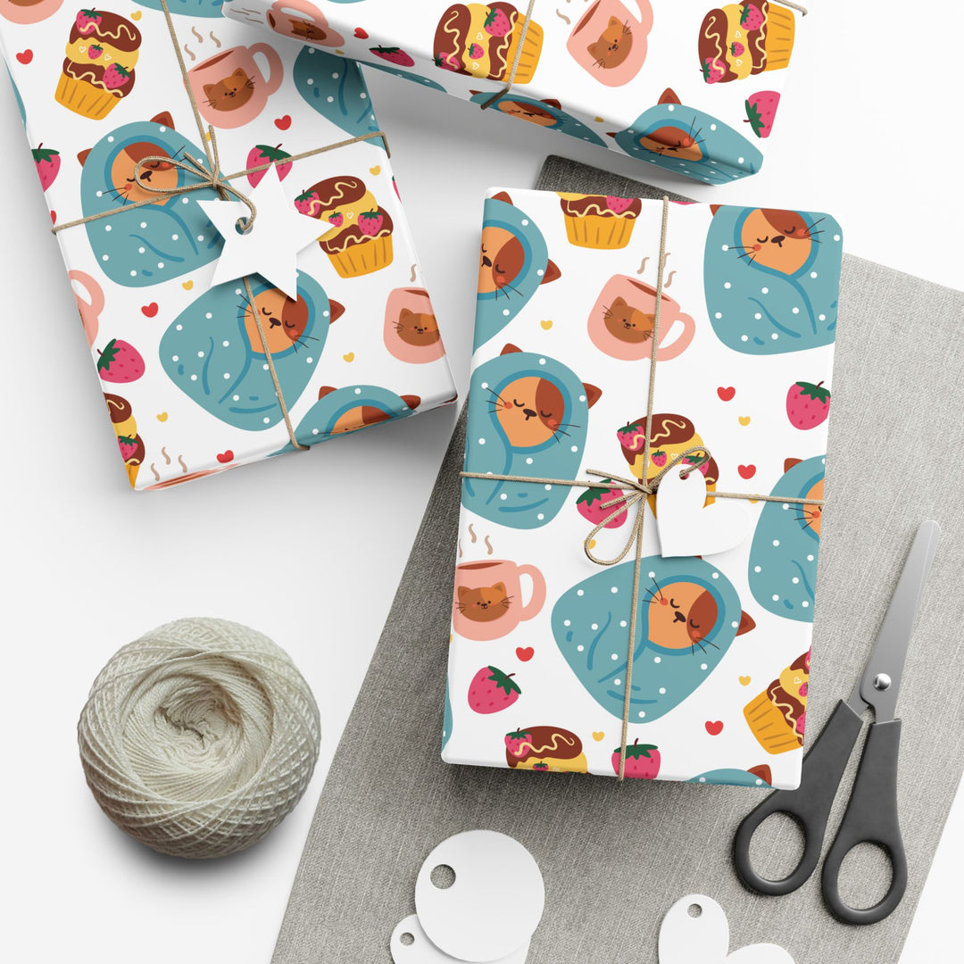 Blanket Cat Gift Wrap