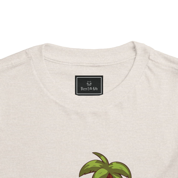 Tropical Cat Toddler Tee