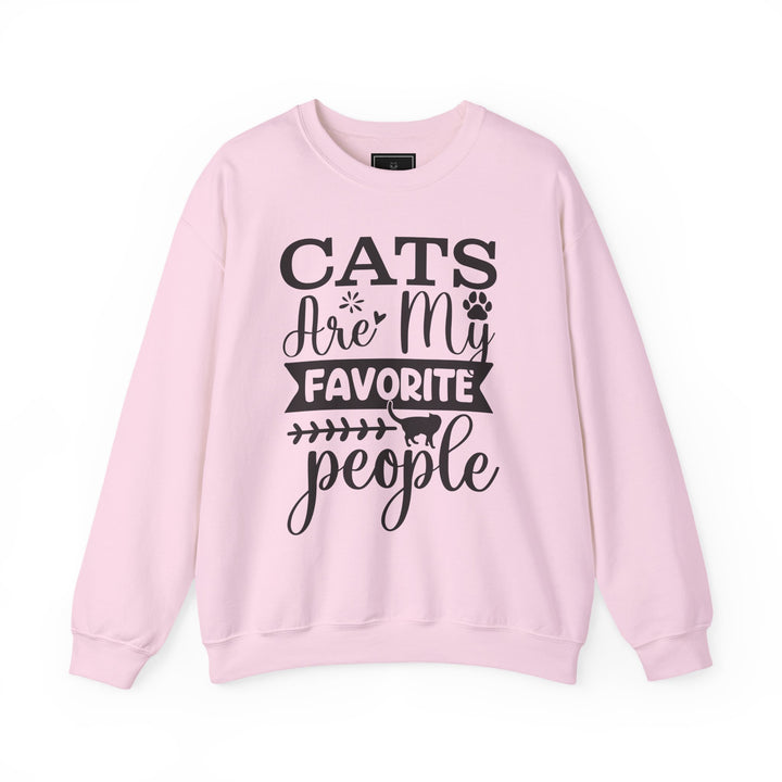 Cats Are My Favorite People Crewneck Sweatshirt
